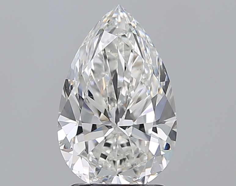 2.01 ct F SI1 Pear Shape Natural Diamond