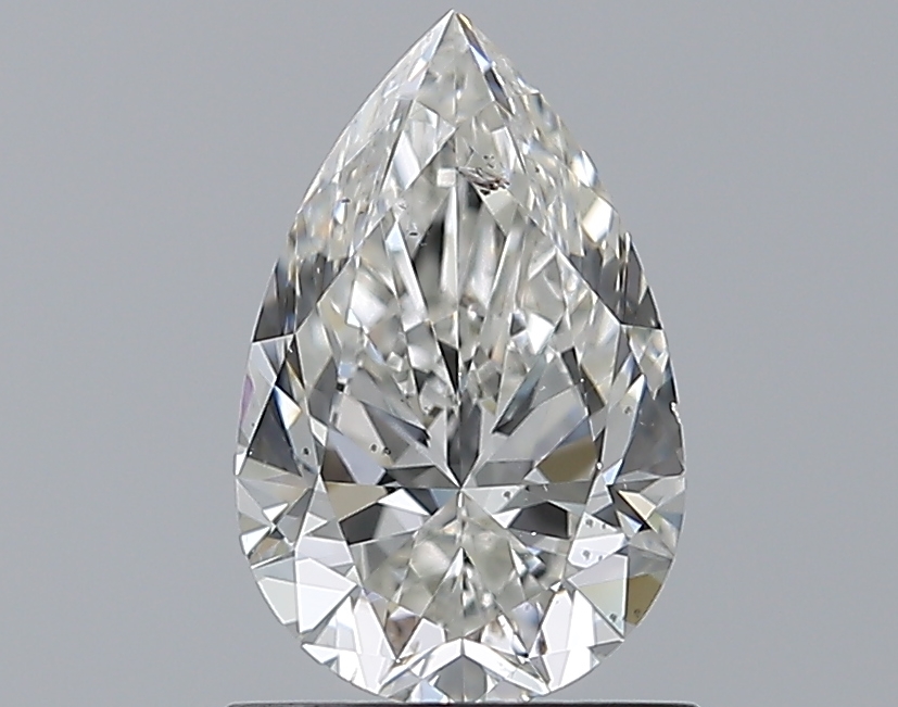 1.01 ct H SI1 Pear Shape Natural Diamond