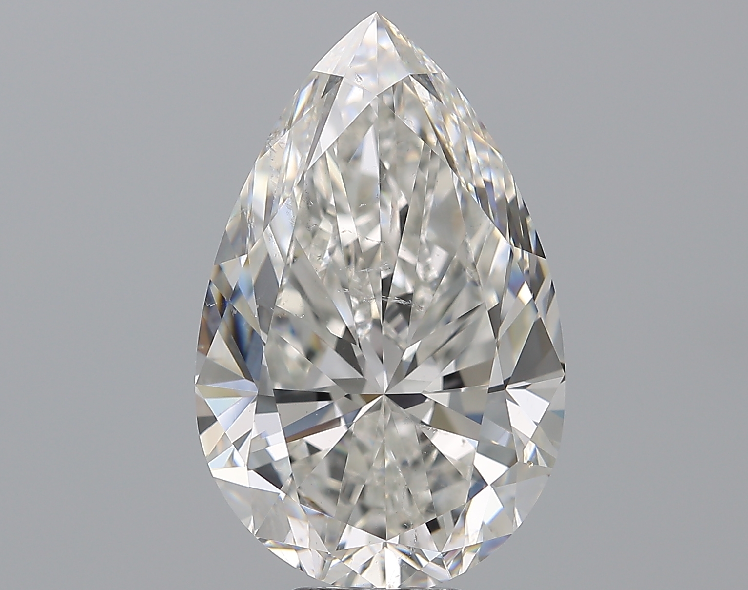 9.01 ct G SI2 Pear Shape Natural Diamond