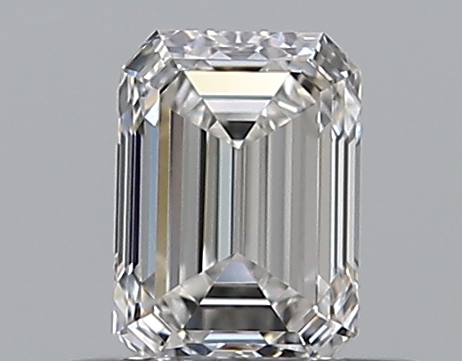 0.40 ct F VVS2 Emerald Shape Natural Diamond
