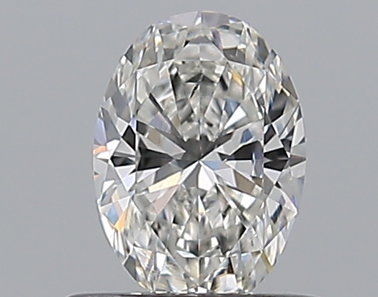0.51 ct F SI1 Oval Shape Natural Diamond