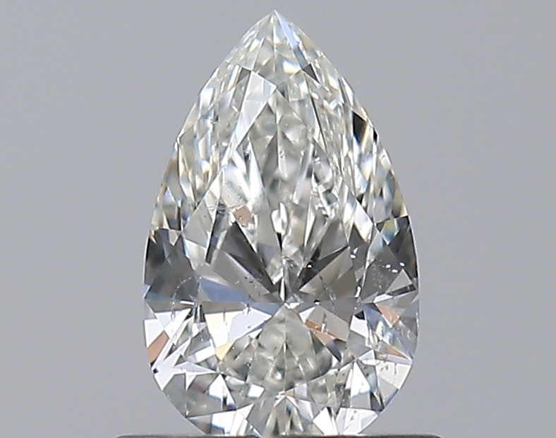 0.61 ct H SI2 Pear Shape Natural Diamond