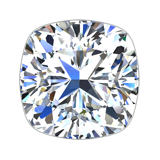 3.11 ct H VVS2 Cushion Shape Lab-grown Diamond