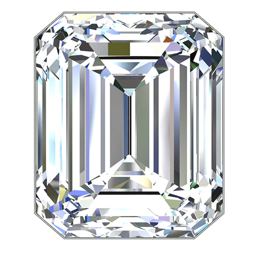 0.29 ct D VVS1 Emerald Shape Natural Diamond