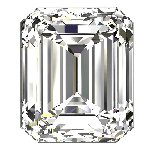 0.83 ct K SI1 Emerald Shape Natural Diamond