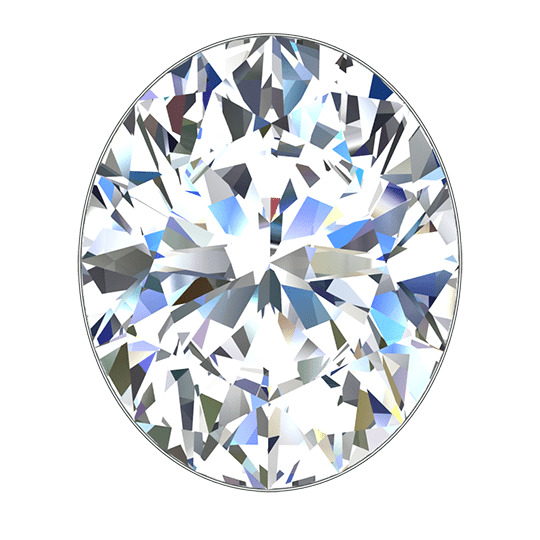 1.53 ct E VVS2 Oval Shape Lab-grown Diamond