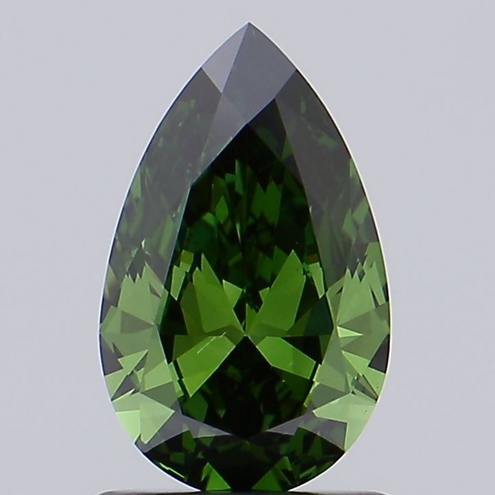 1.47 ct Pear Green Natural Emerald
