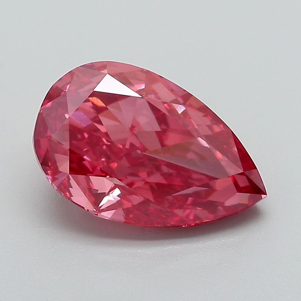 1.28 ct Pear Red Natural Ruby
