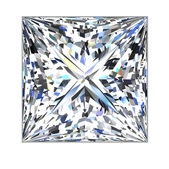 4.30 ct H VS1 Princess Shape Lab-grown Diamond