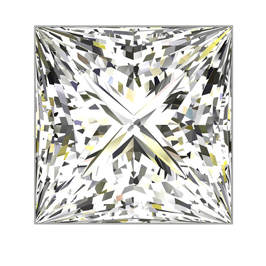 0.92 ct J SI1 Princess Shape Natural Diamond