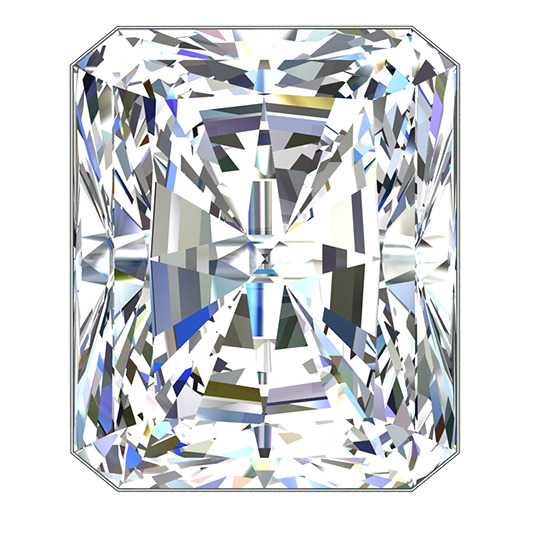 4.53 ct D VVS2 Radiant Shape Lab-grown Diamond