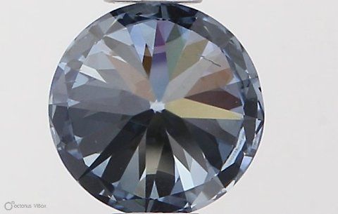 0.69 ct Round Blue Natural Sapphire