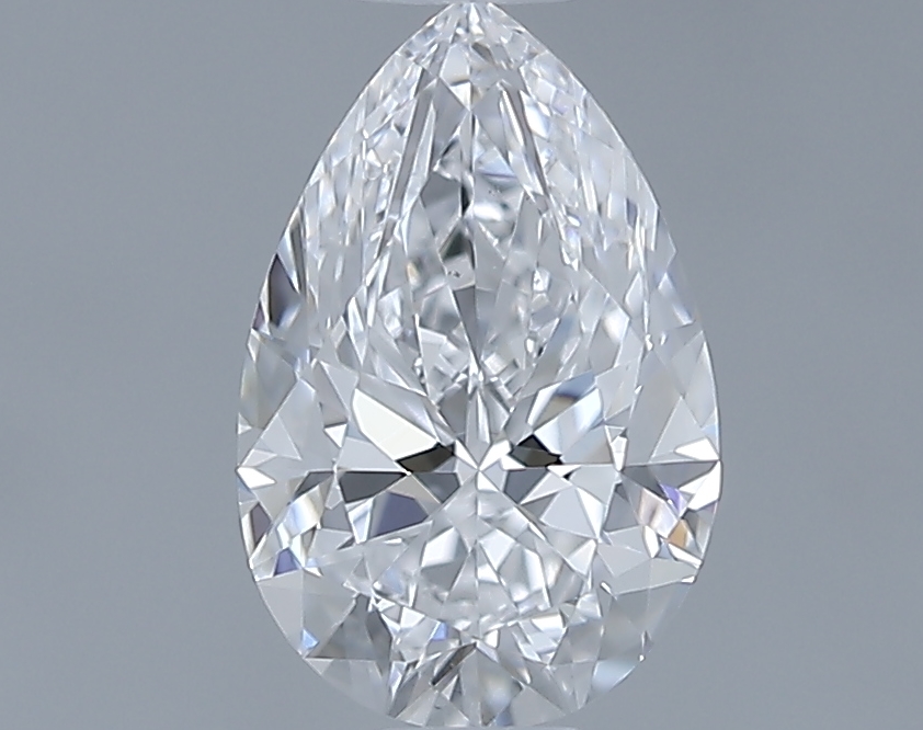 0.70 ct D VS2 Pear Shape Natural Diamond