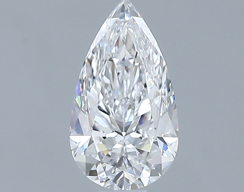 0.90 ct D VS1 Pear Shape Natural Diamond