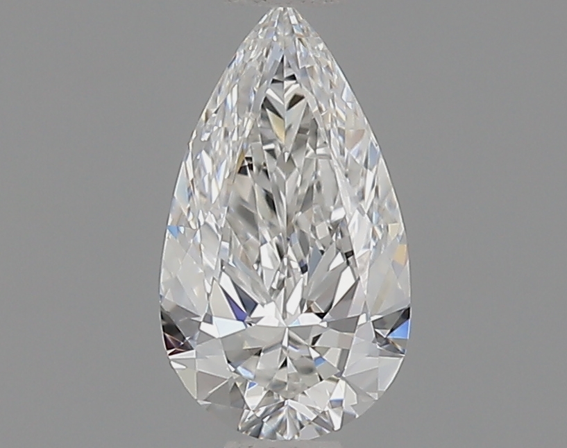 0.64 ct E VVS1 Pear Shape Natural Diamond