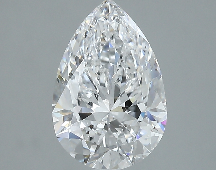 2.00 ct D SI2 Pear Shape Natural Diamond