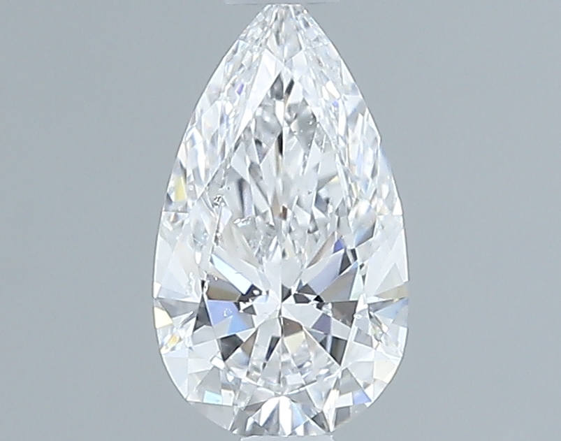 0.61 ct D SI2 Pear Shape Natural Diamond