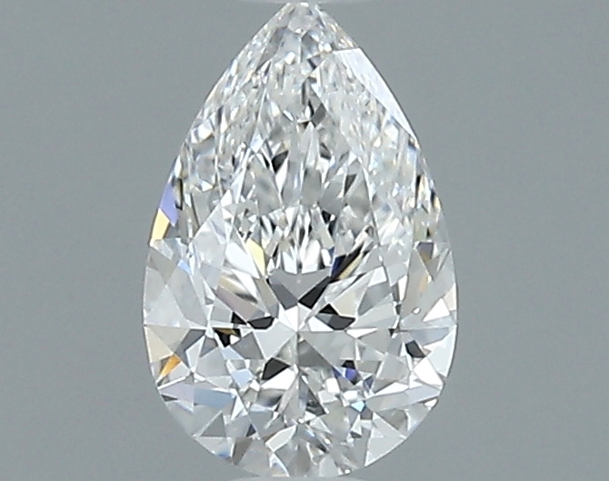 0.70 ct F VVS2 Pear Shape Natural Diamond