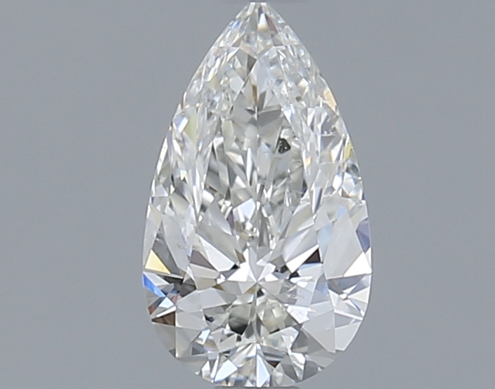 0.61 ct H SI1 Pear Shape Natural Diamond