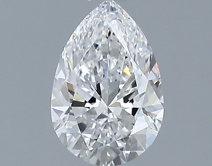 0.91 ct D VS2 Pear Shape Natural Diamond