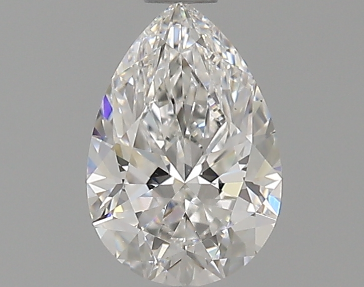 0.90 ct F VS2 Pear Shape Natural Diamond
