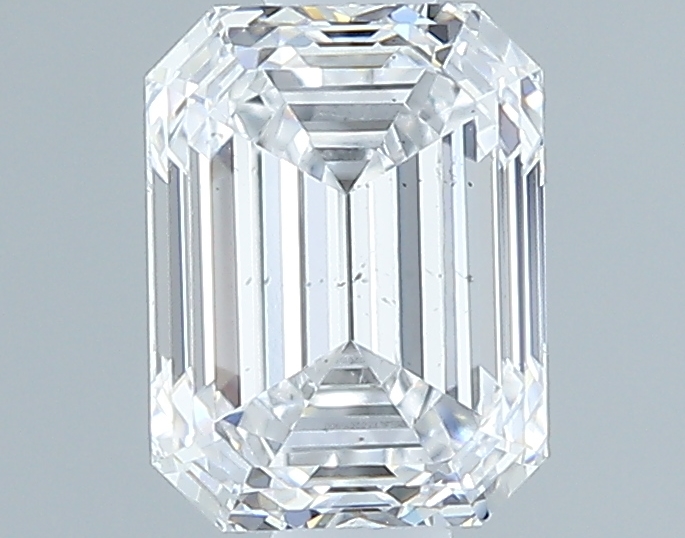 0.90 ct D VS2 Emerald Shape Natural Diamond