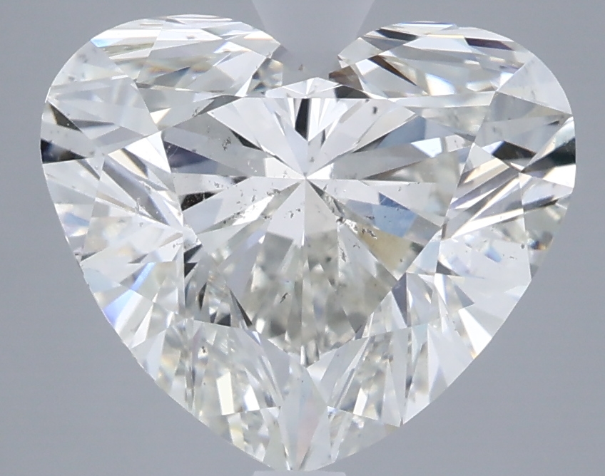 4.02 ct J SI2 Heart Shape Natural Diamond