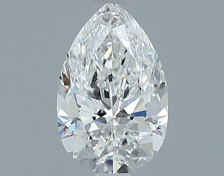 0.72 ct F IF Pear Shape Natural Diamond