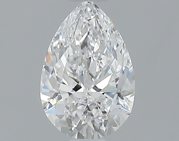 0.71 ct D VVS1 Pear Shape Natural Diamond