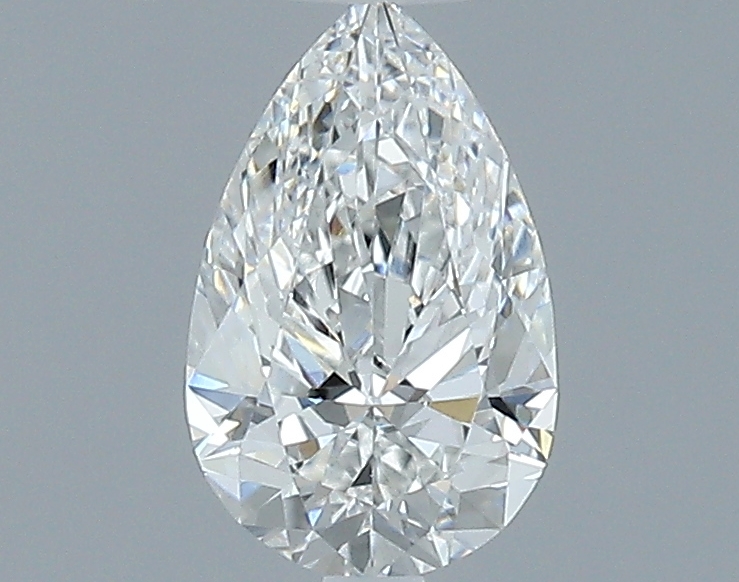 0.90 ct D VS1 Pear Shape Natural Diamond