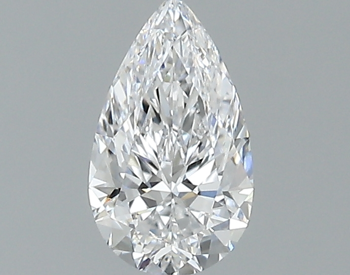 0.71 ct D VS1 Pear Shape Natural Diamond