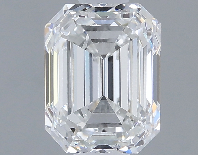 1.00 ct F IF Emerald Shape Natural Diamond