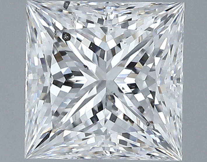 1.50 ct D SI2 Princess Shape Natural Diamond