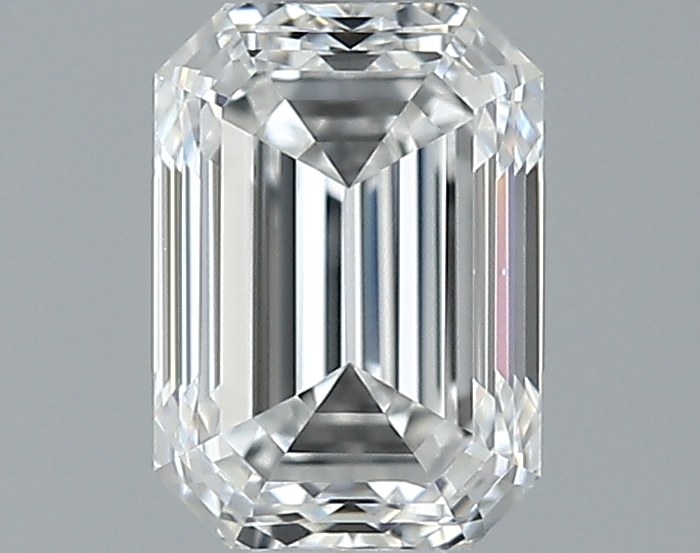 0.70 ct F IF Emerald Shape Natural Diamond