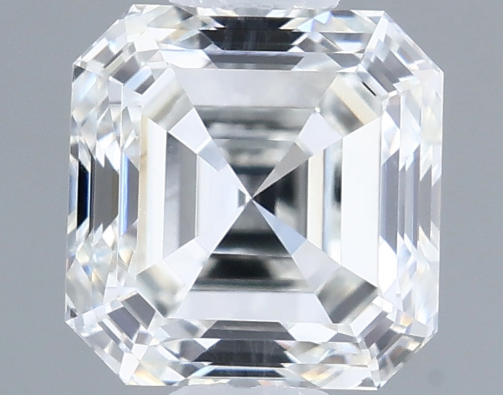 0.74 ct H VS2 Asscher Shape Natural Diamond