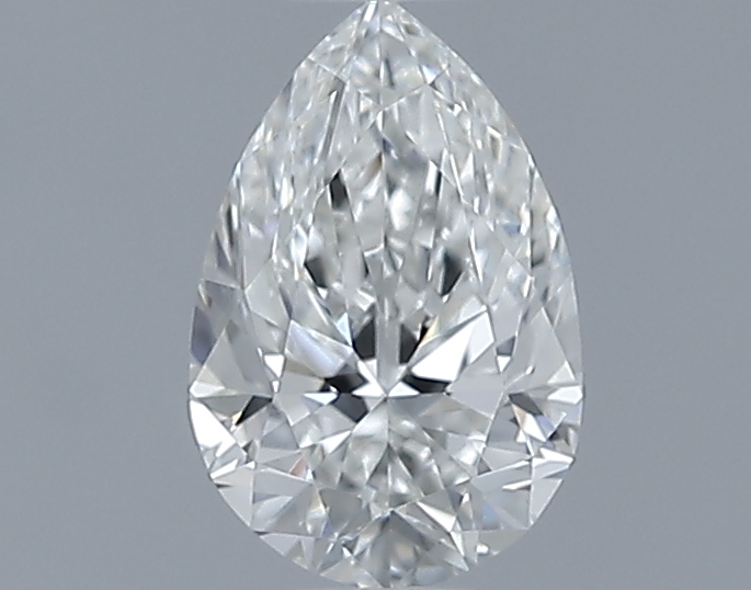 0.61 ct H VVS1 Pear Shape Natural Diamond