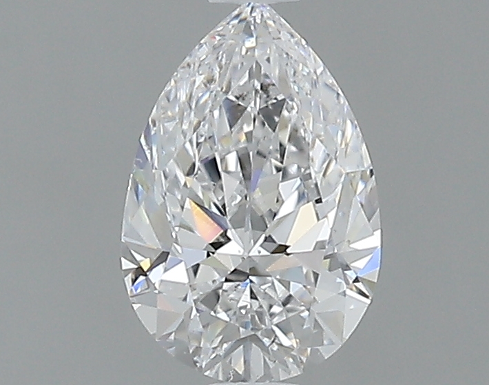 0.90 ct D SI1 Pear Shape Natural Diamond