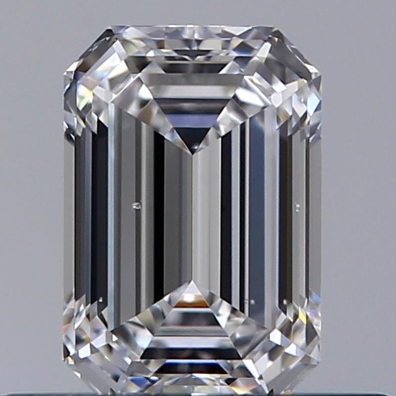 0.55 ct D SI1 Emerald Shape Natural Diamond