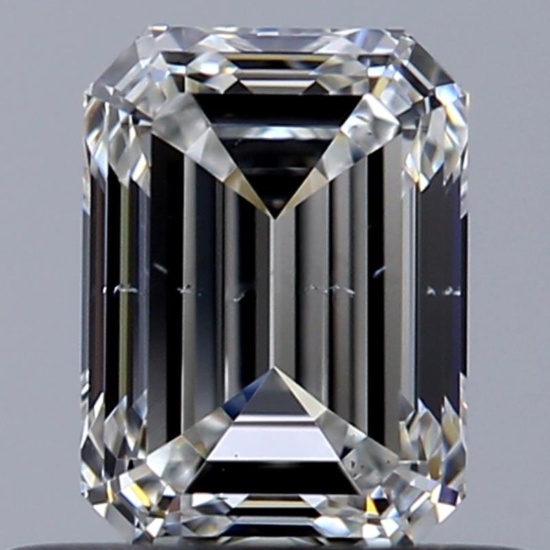 0.50 ct F SI2 Emerald Shape Natural Diamond