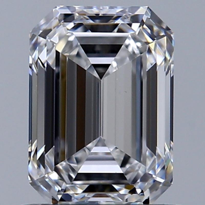 0.80 ct D VS2 Emerald Shape Natural Diamond