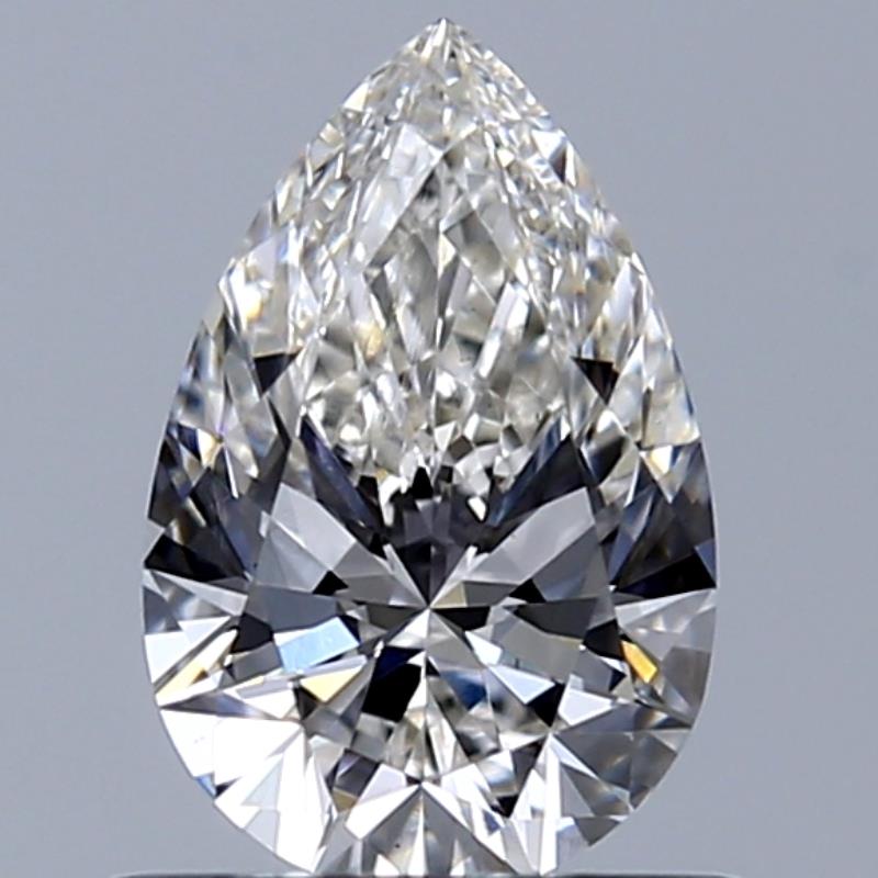 0.62 ct H VS1 Pear Shape Natural Diamond