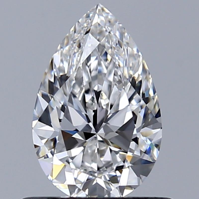 0.60 ct D VVS1 Pear Shape Natural Diamond