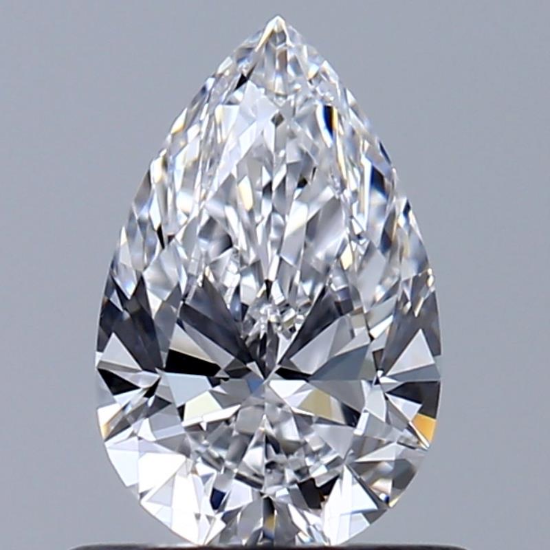 0.60 ct D VS2 Pear Shape Natural Diamond