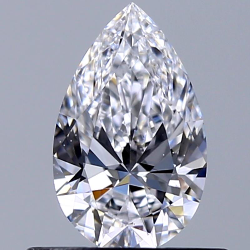 0.50 ct D VS2 Pear Shape Natural Diamond