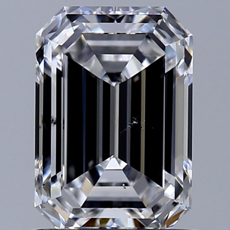 1.01 ct D SI2 Emerald Shape Natural Diamond
