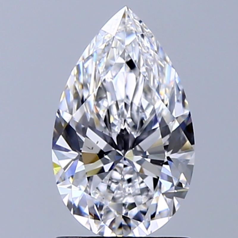 1.41 ct D VS2 Pear Shape Natural Diamond