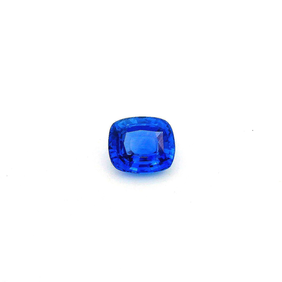 5.29 ct Cushion Blue Natural Sapphire