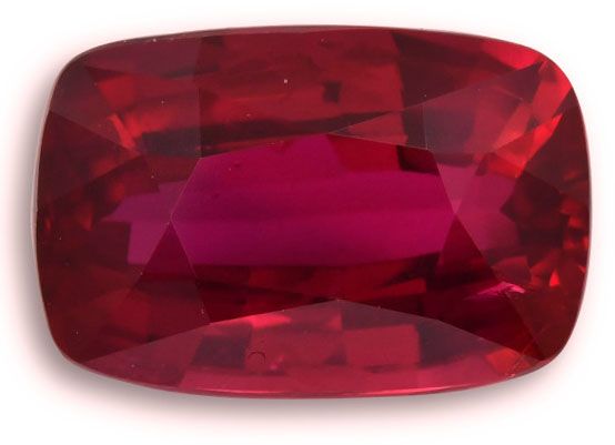 4.63 ct Cushion Red Natural Ruby