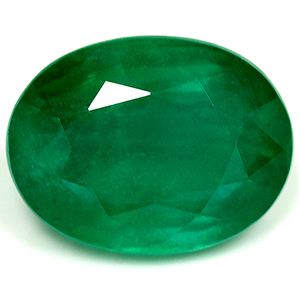 3.27 ct Oval Green Natural Emerald