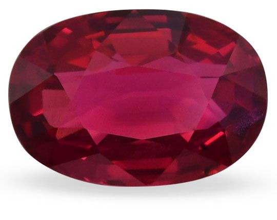 3.06 ct Oval Red Natural Ruby